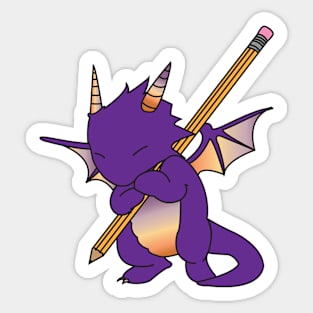 Artsy Dragon Sticker
